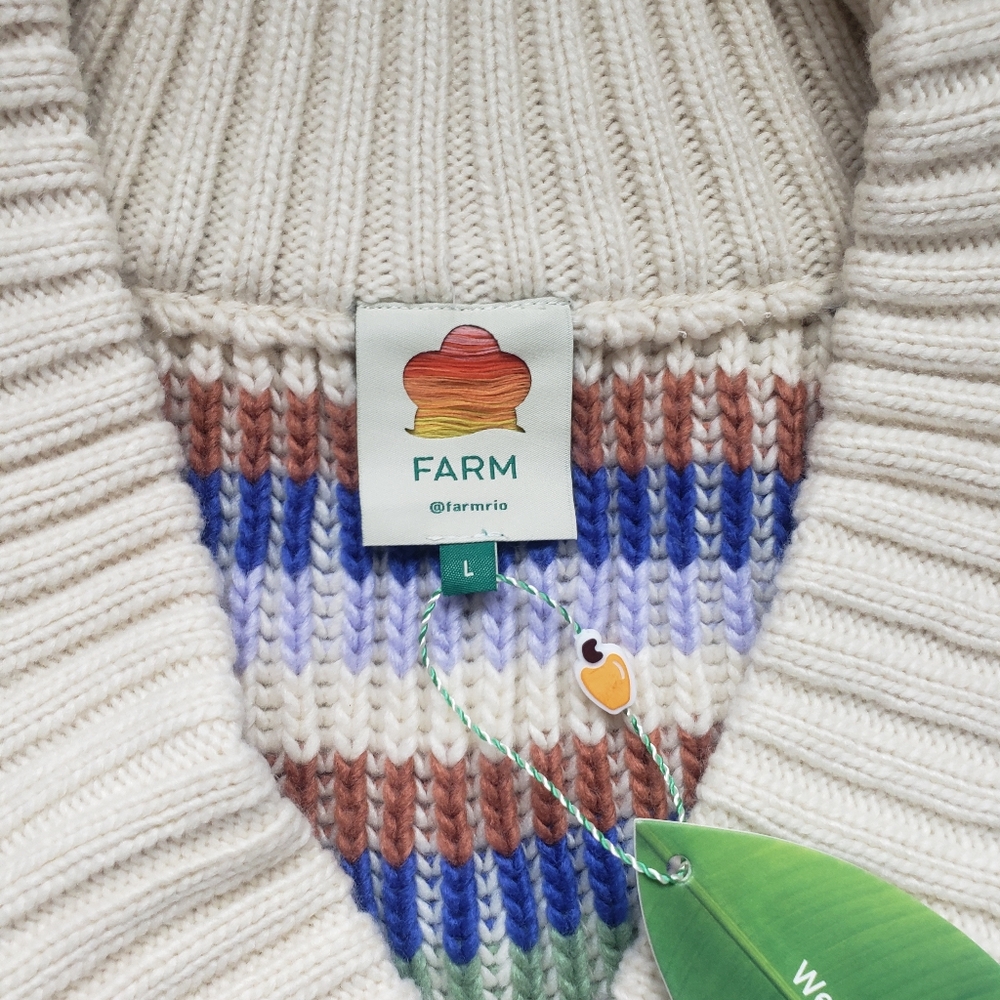 FARM Rio Multicolor Striped Cardigan - Picture 8 of 10